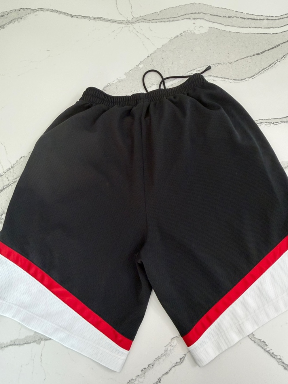 Vintage Jordan Men's Black Basketball Shorts with Red & White Trim | XXL - Picture 6 of 6